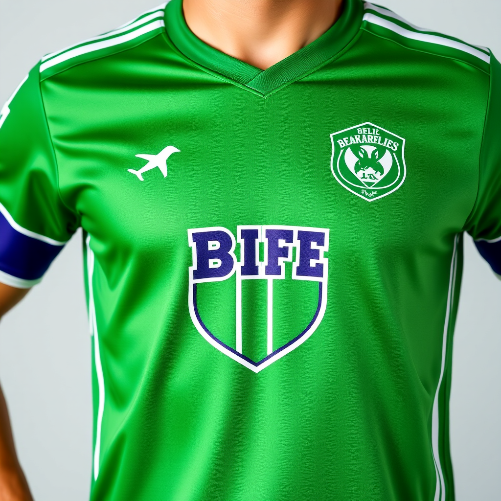 Main logo studio: stemma squadra calcio BiEffe verde viola con pallone