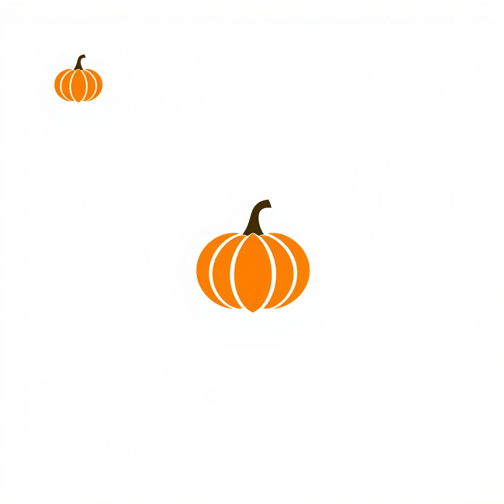 Main logo studio: Create a professional modern logo for a company called "Glückskern". The concept combines luck, autumn, pumpkin carving and a fun raffle. Create a uni
