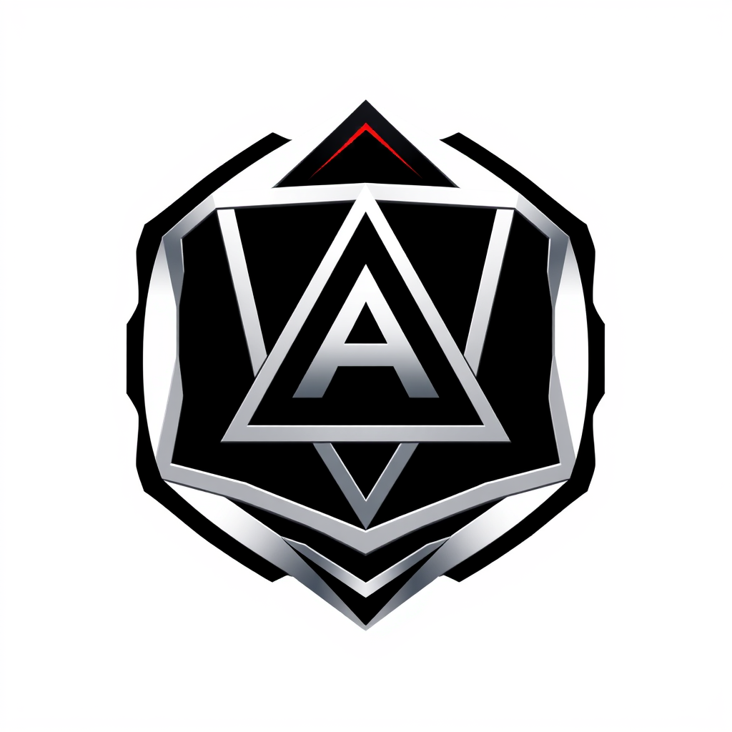 Main logo studio: Create a premium futuristic logo for ANANTYA, an ACM PCCOE technology event. Inspired by Marvel's multiverse concept, use an abstract geometric symbol