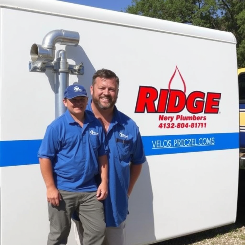 Main logo studio: Plumbing - name of the company is Bayou Ridge Services