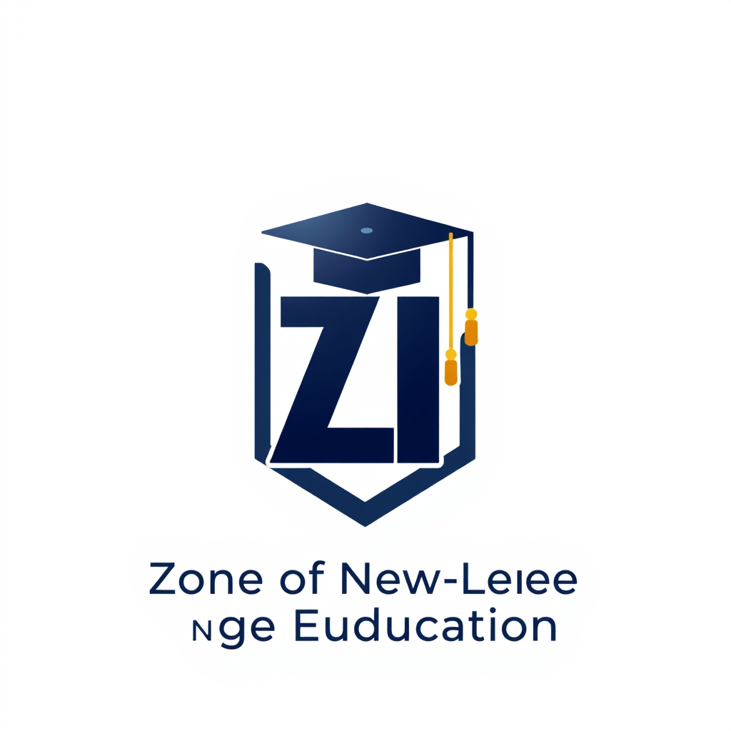 Main logo studio: Create a premium, powerful and minimalist logo for ZN — Zone of New-Age Education, a modern education brand focused on school learning, NEET preparati