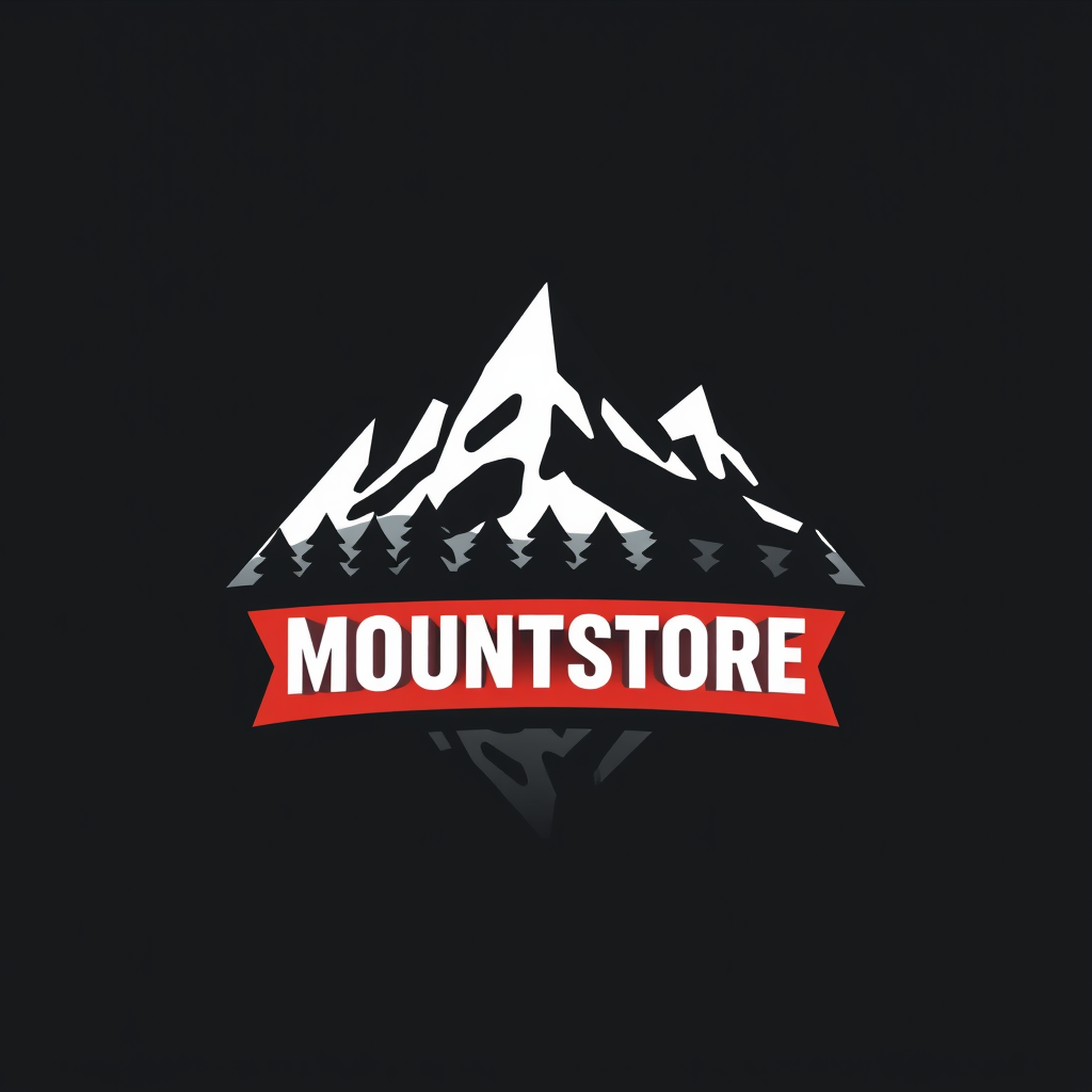 Main logo studio: make the logo of application which callled mountstore for publishing and sellig the apps and games