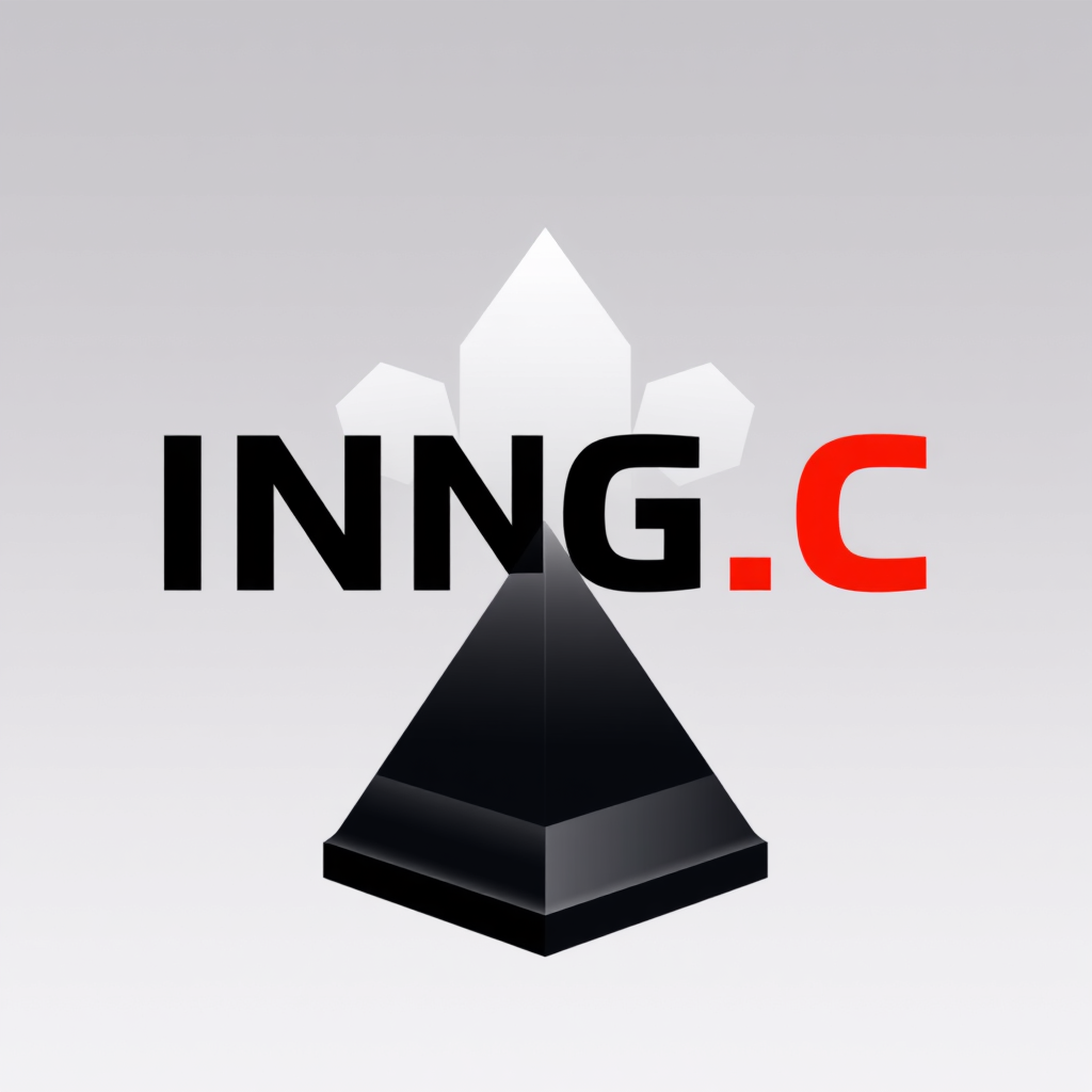 Main logo studio: Cria um logo minimalista e moderno para gaming chamado "ING_C". As letras ING _ C devem ser o elemento principal, grandes e bem visíveis. Coloca forma