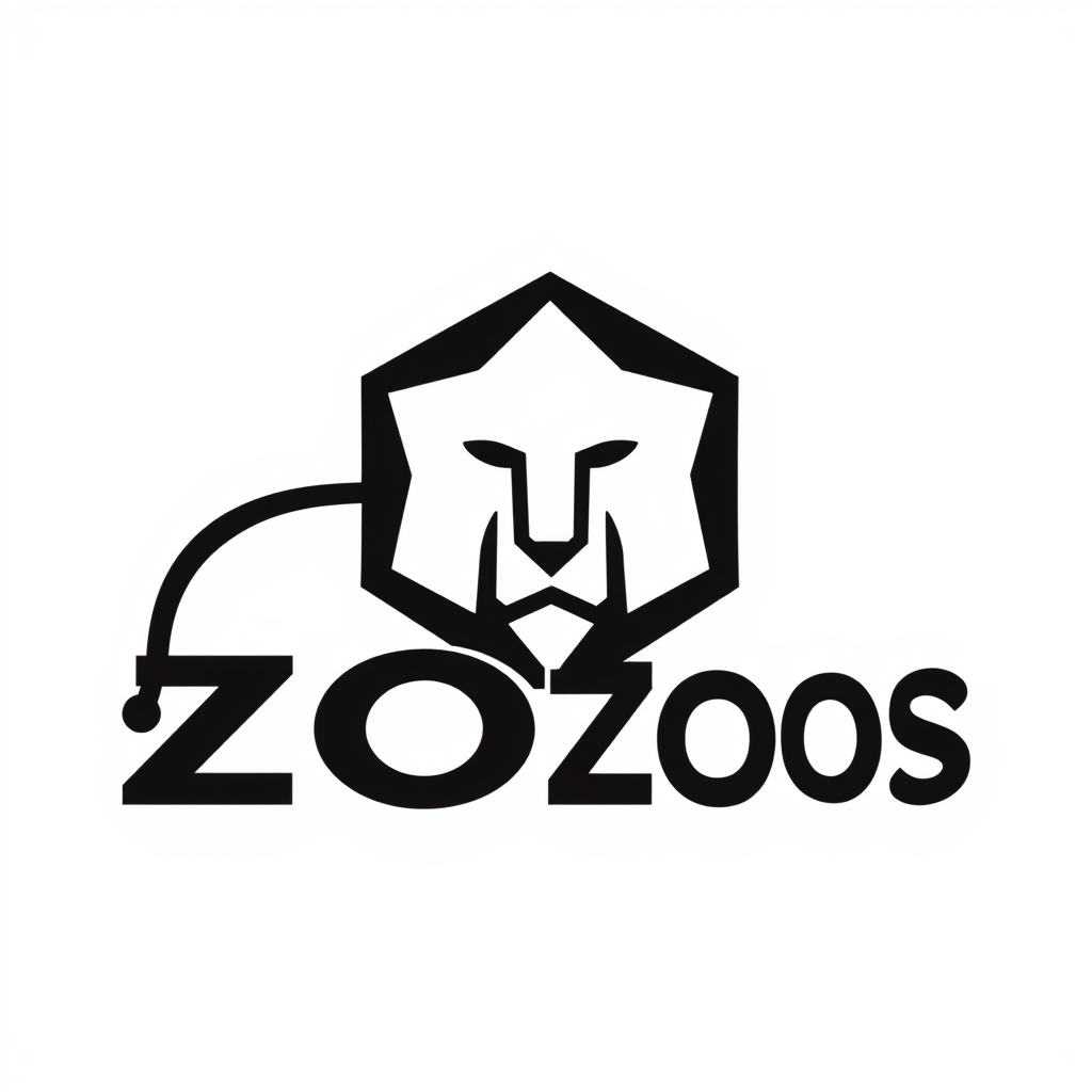 Minimalist Logo idea: minimalist logo, simple geometric mark for I provide zoos with data about their impact Logo should fokus on data not animals , flat vector, clean line