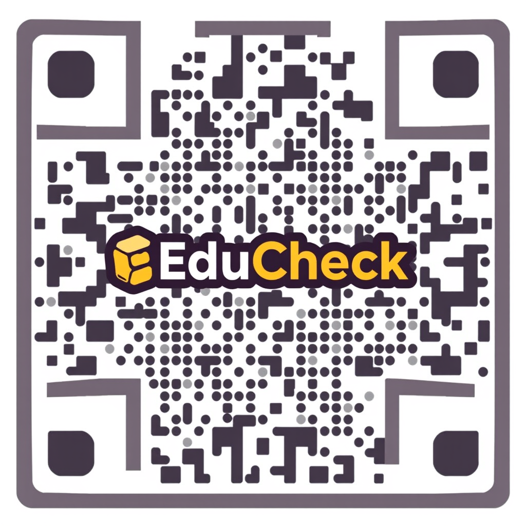Main logo studio: estoy desarrollando una sistema web para la toma de asistencias mediante QR, para difereentes instituciones educativas, el nombre es EduCheck solo que