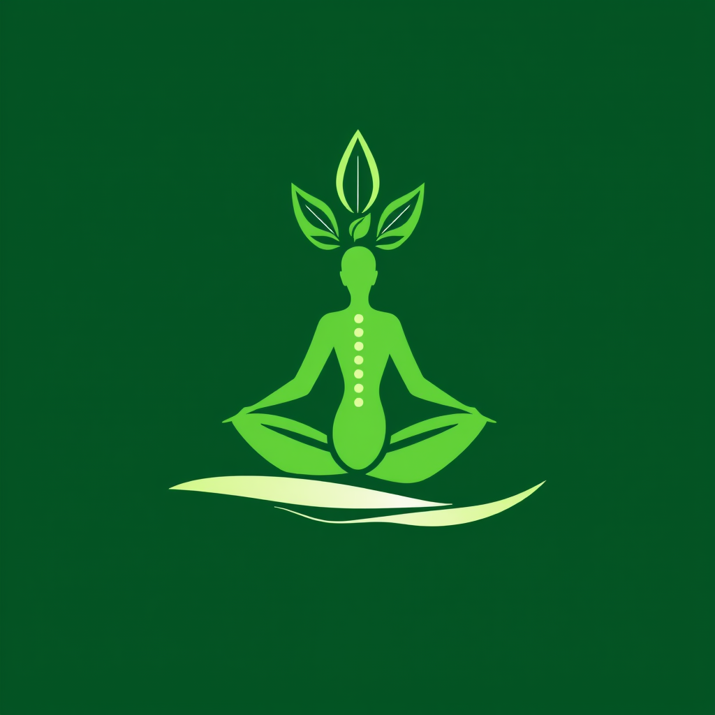 Main logo studio: LOGO : Fisioterapia, iniciales VS . Color en tonalidades de verde. Moderno