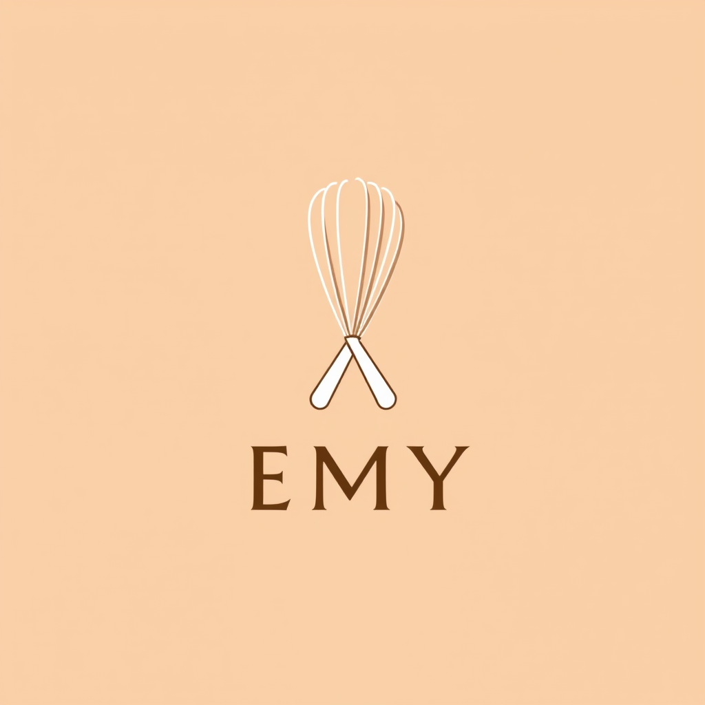 Main logo studio: Create a modern, elegant and memorable logo for EMY, a premium dessert brand offering Swiss rolls, cakes, Qashtouta, cupcakes, cookies, chocolate and