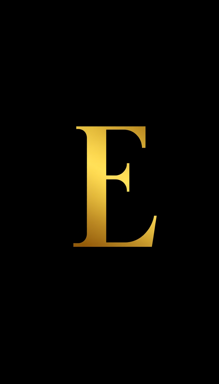 Main logo studio: elegant monogram logo combining letters F and L, gold, luxury brand