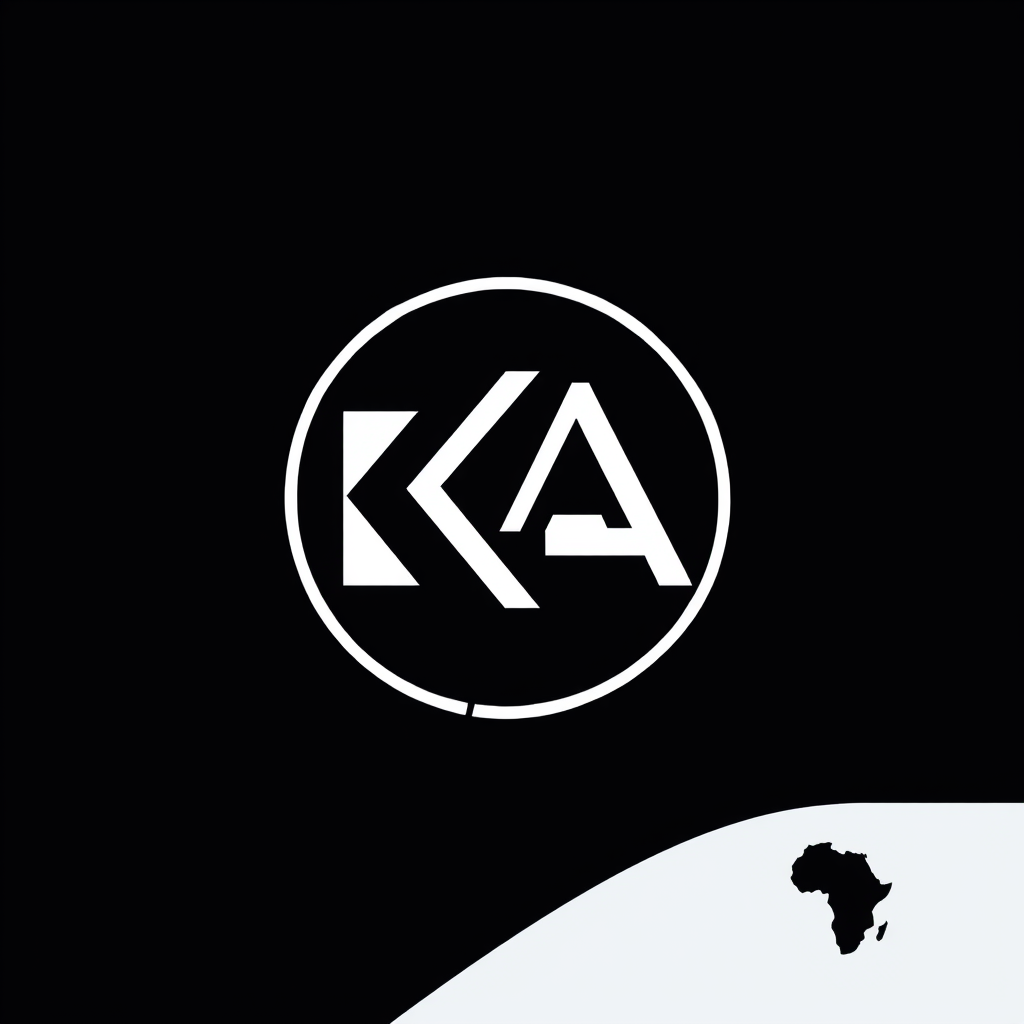 Main logo studio: Our companys name is Kluster Africa. I need a minimalist logo that shows the ideas of the initials K and A styled nicely... like tech format. Doesnt h
