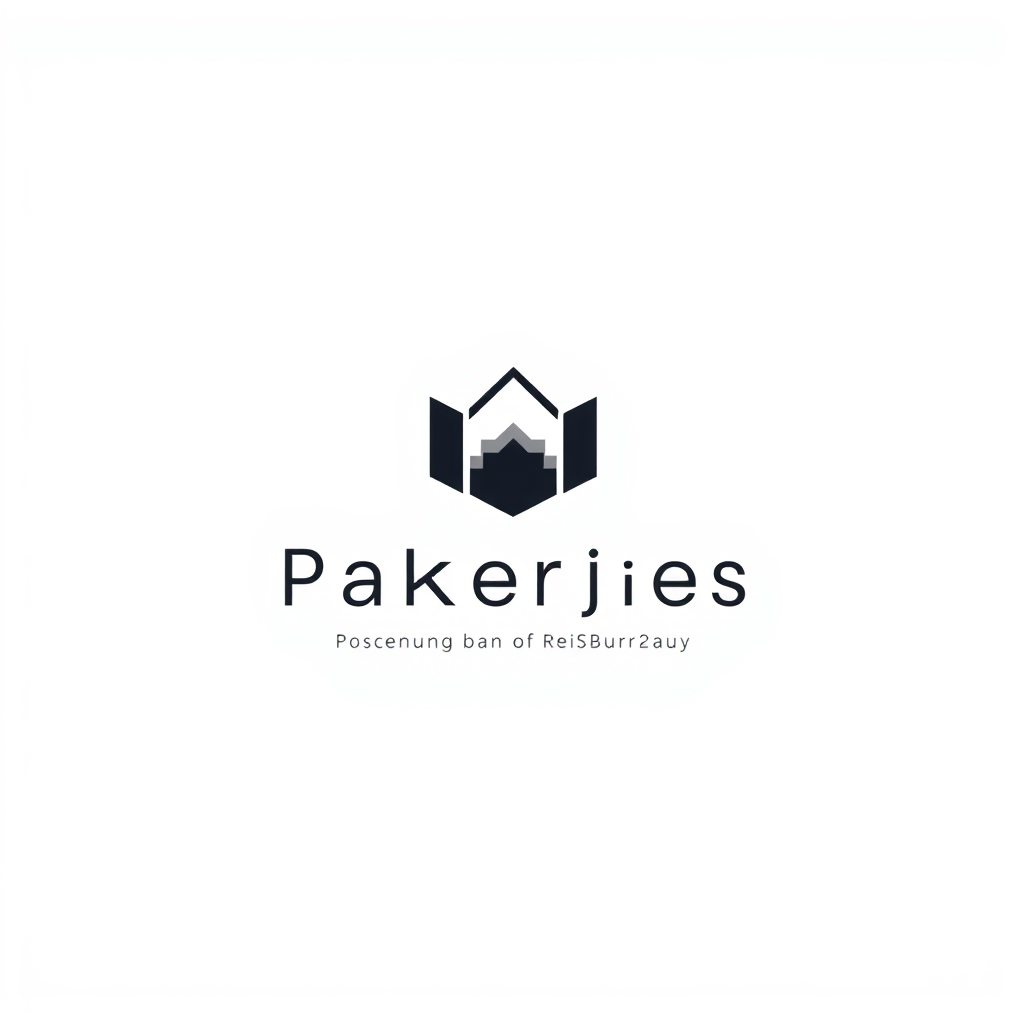 Minimalist Logo idea: minimalist logo, simple geometric mark for pakketjes versturen liefde familie cadeau reisbureau post , flat vector, clean lines, centered, solid white