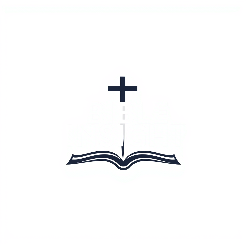 Wordmark Logo idea: wordmark logo of create me a typhograpihic logo... BIBLE INSIGHT... no background, just letter, but make letter artistic that can see bible figure...M