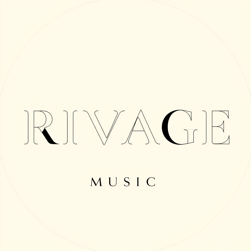Main logo studio: Premium independent music label, sophisticated, modern, artistic and international. Minimalist luxury editorial aesthetic. Strong elegant typography,