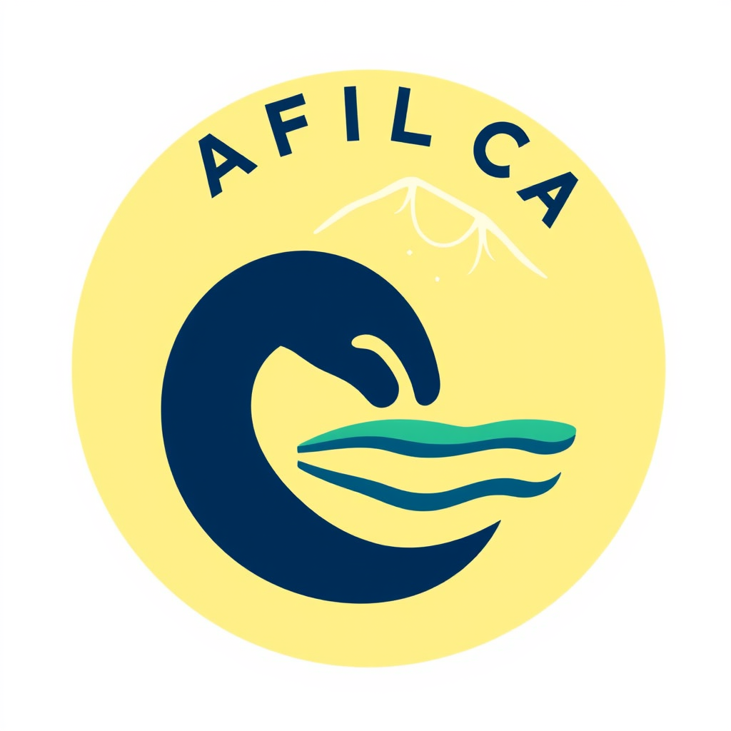 Main logo studio: logo de Asociación para la Formación e Inserción Laboral en Canarias (AFILCA),
