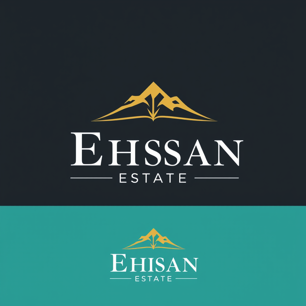 Main logo studio: create a simple and luxury logo for Ehsan Estate with easy memorise