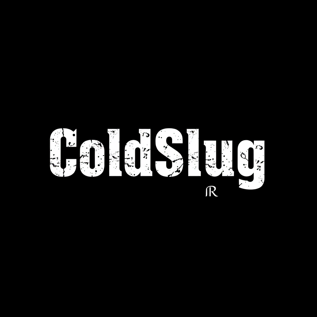 Main logo studio: Pour ma page de profile sur YouTube crée une image avec juste écrit mon pseudo ColdSlug en mode grave stylée, une autre image car là j'avais l'impress
