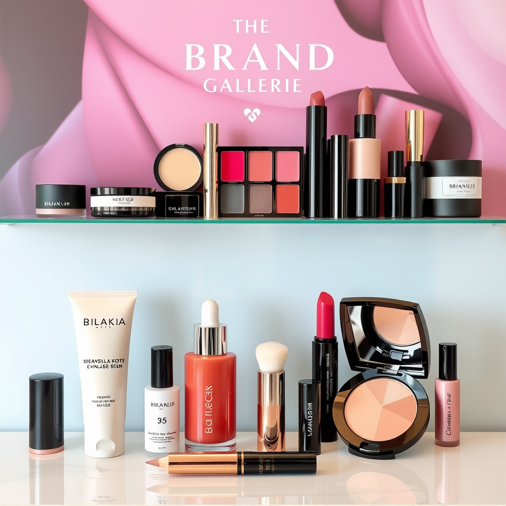 Main logo studio: The Brand Galerie. It is a high value cosmetic retailer in online. authentic products