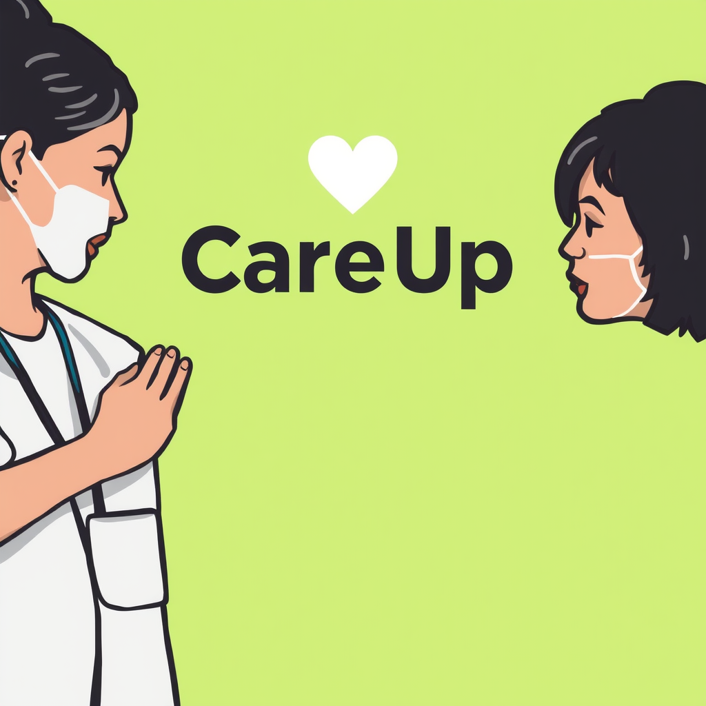 Main logo studio: CareUp