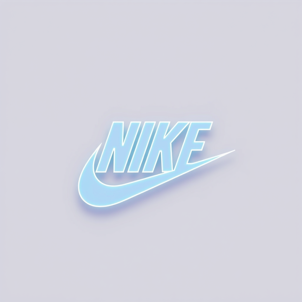 Main logo studio: Nike With latest TikTok models for text where letters are combined by lines in beautiful