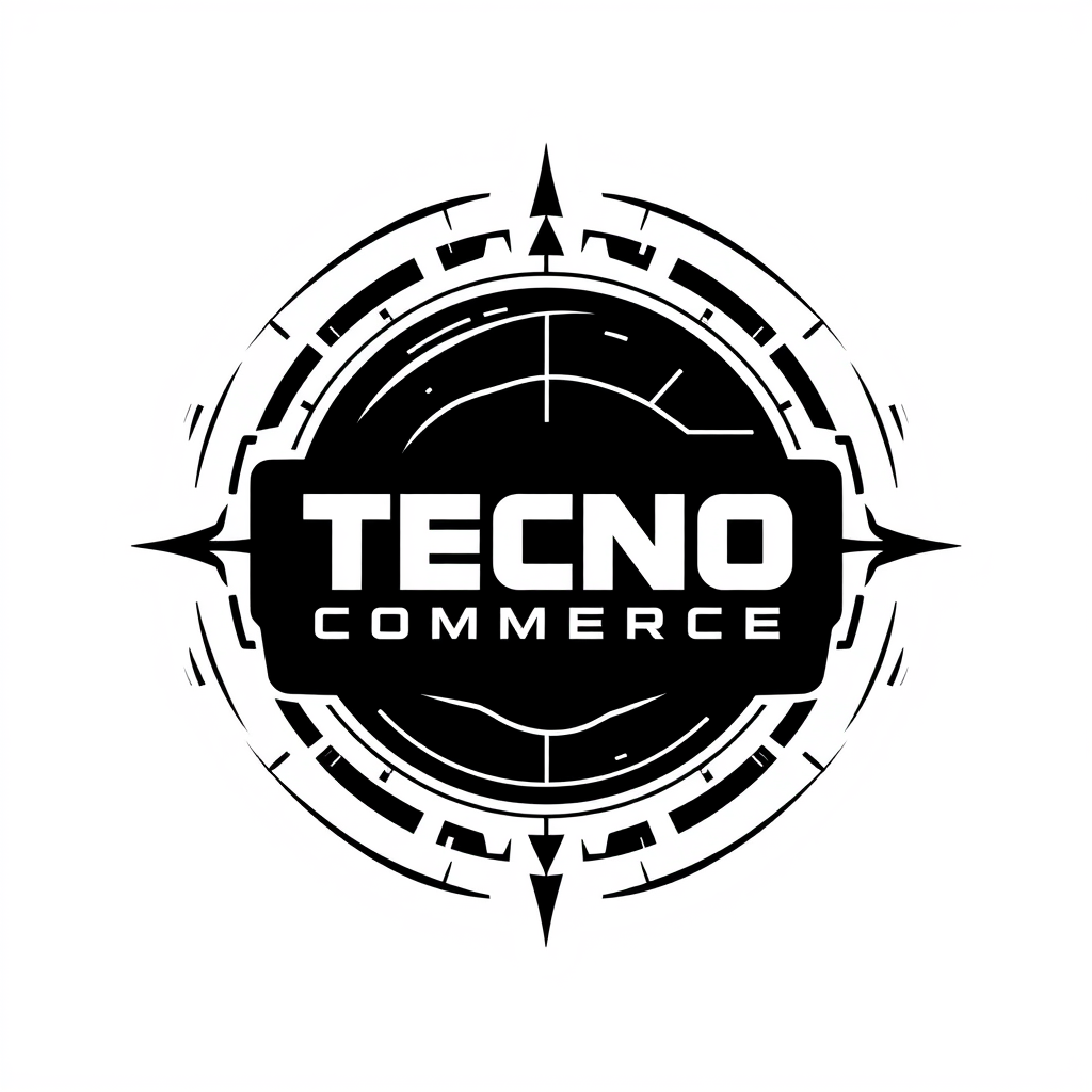 Main logo studio: TECHNO COMMERCE LLC LOGO WITH ABSTRACT FOR LATERHAND