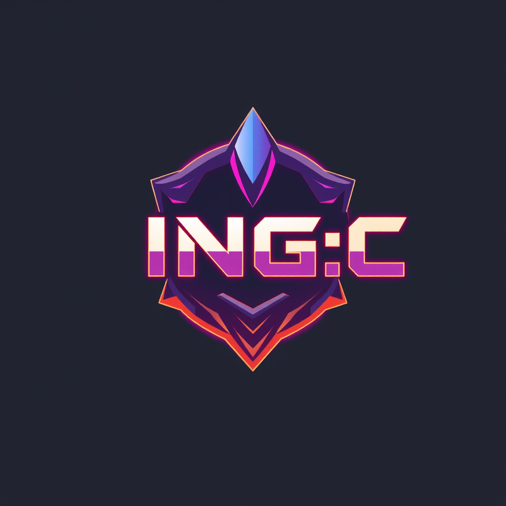 Main logo studio: Logo para criador de jogos no dreams chamado ING_C queria uma vibe mais futurista gaming