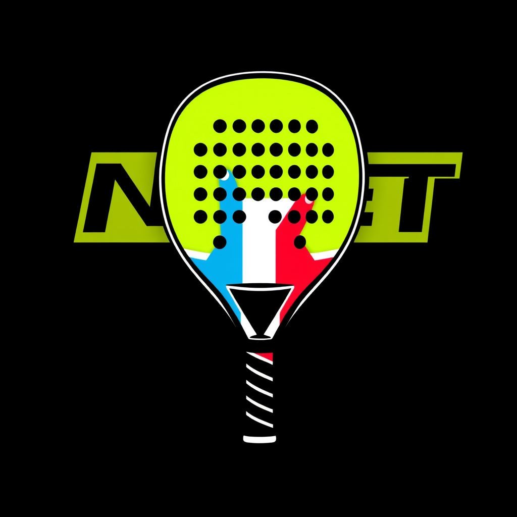 Main logo studio: make a bright and beuitfull logo for a padel compani called net. it should be able to fit tiktok instagram and more, make it look like its for welthy