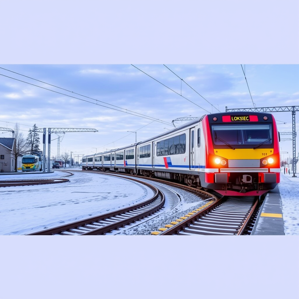 Main logo studio: LOK-SEC GmbH, a Train Transport Company