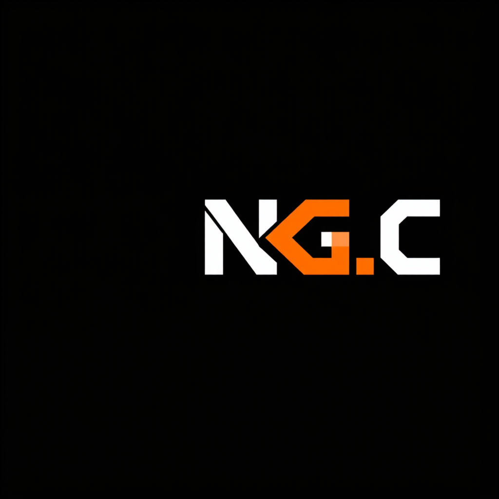 Main logo studio: Cria um logo minimalista e moderno para gaming chamado "ING_C". As letras ING_C devem ser o elemento principal, grandes e bem visíveis. Coloca formas