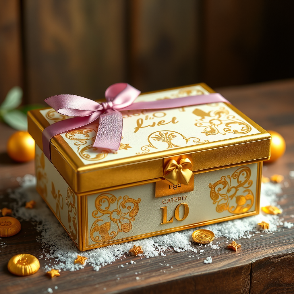 Main logo studio: Golden Sweet Box log