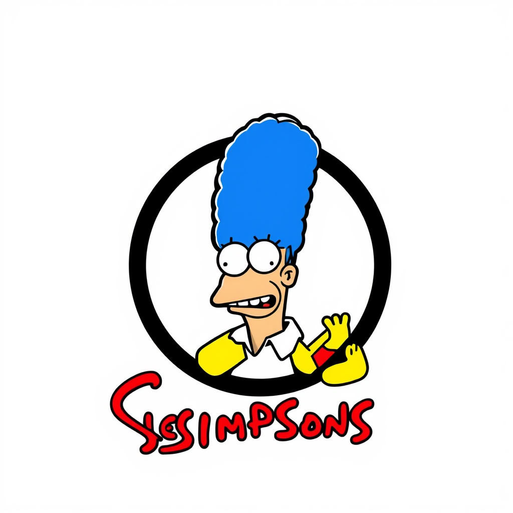 Main logo studio: quiero que crees un logo con el nombre de sp son temática de los simpsons