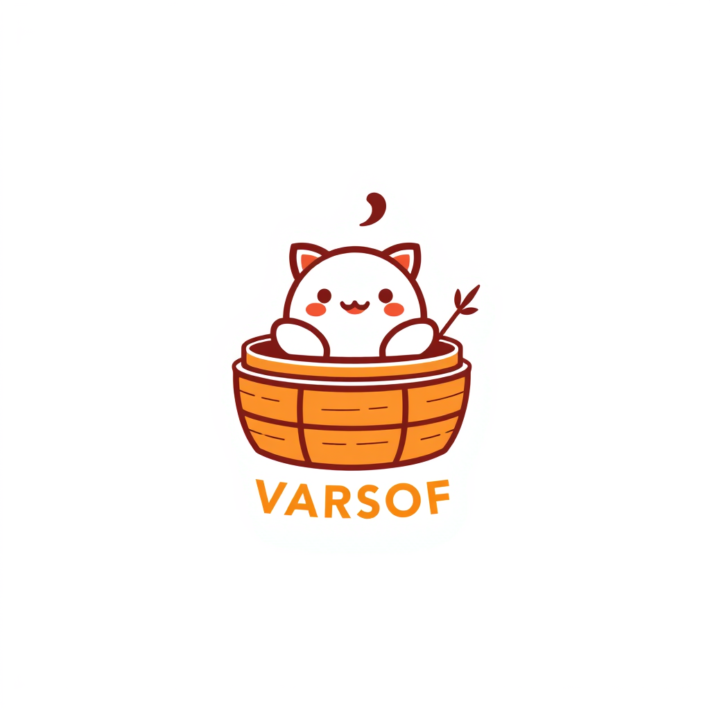 Minimalist Logo idea: minimalist logo, simple geometric mark for Create a mascot logo for a dimsum food business. The mascot should combine the different personalities of a