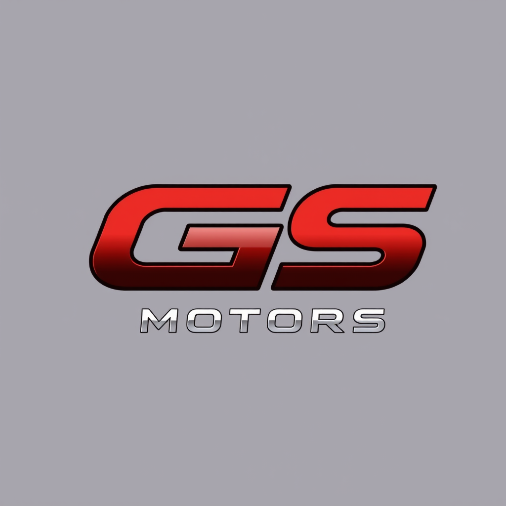 Main logo studio: professional logo and company name for car company named "GS Motors"