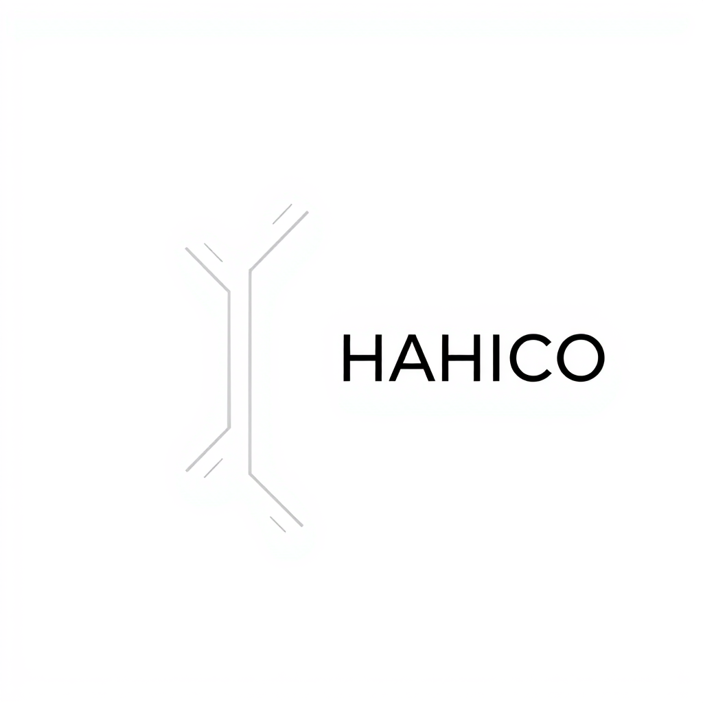 Main logo studio: Design a distinctive minimalist logo for "SHAHICO". Turn the letter "S" into a clean geometric electrical symbol with subtle terminal points at its en