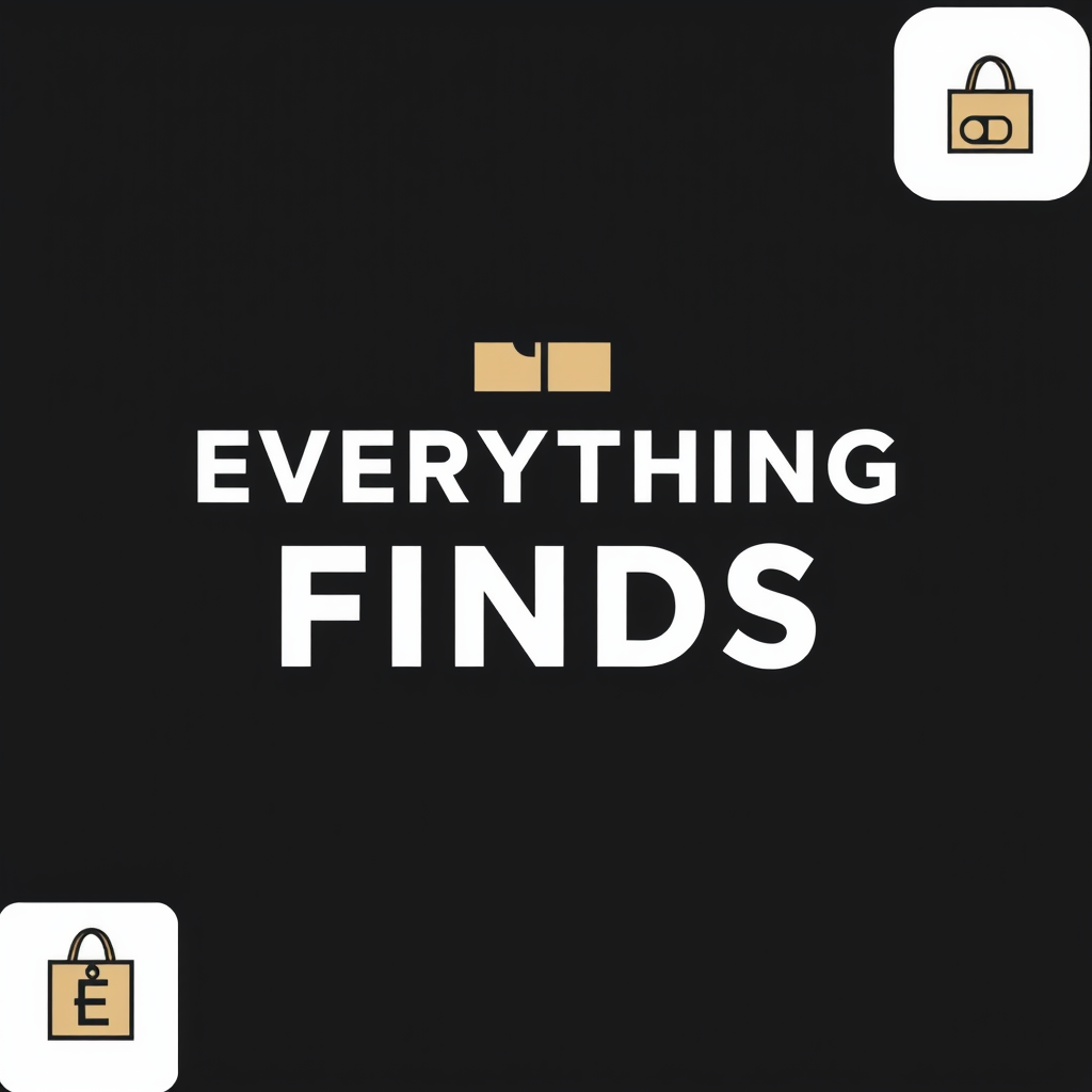 Main logo studio: Pour ton Vinted, je partirais sur FreeLogo.app avec : Nom : EVERYTHING FINDS Style : Minimalist / Modern Couleurs : Black + Beige Symbole : Shopping b