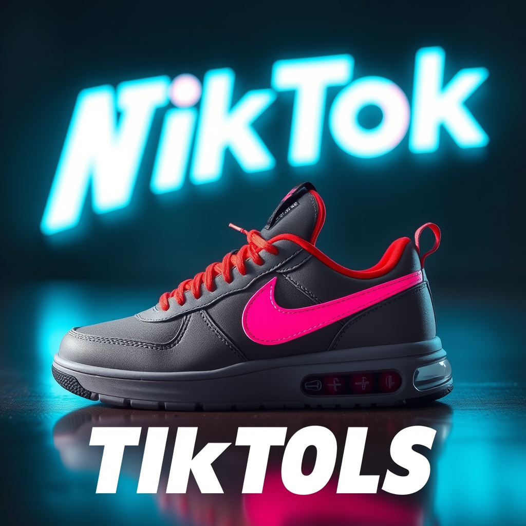Main logo studio: Nike With latest TikTok models for text