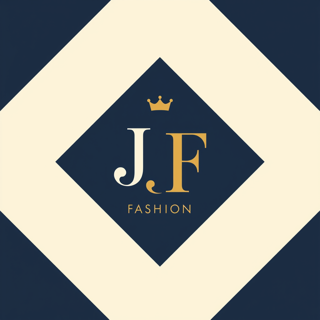 Main logo studio: Try this — more premium fashion-brand style, less childish: > Create a luxurious, modern logo for JAY FASHION, a premium kids and baby clothing brand.