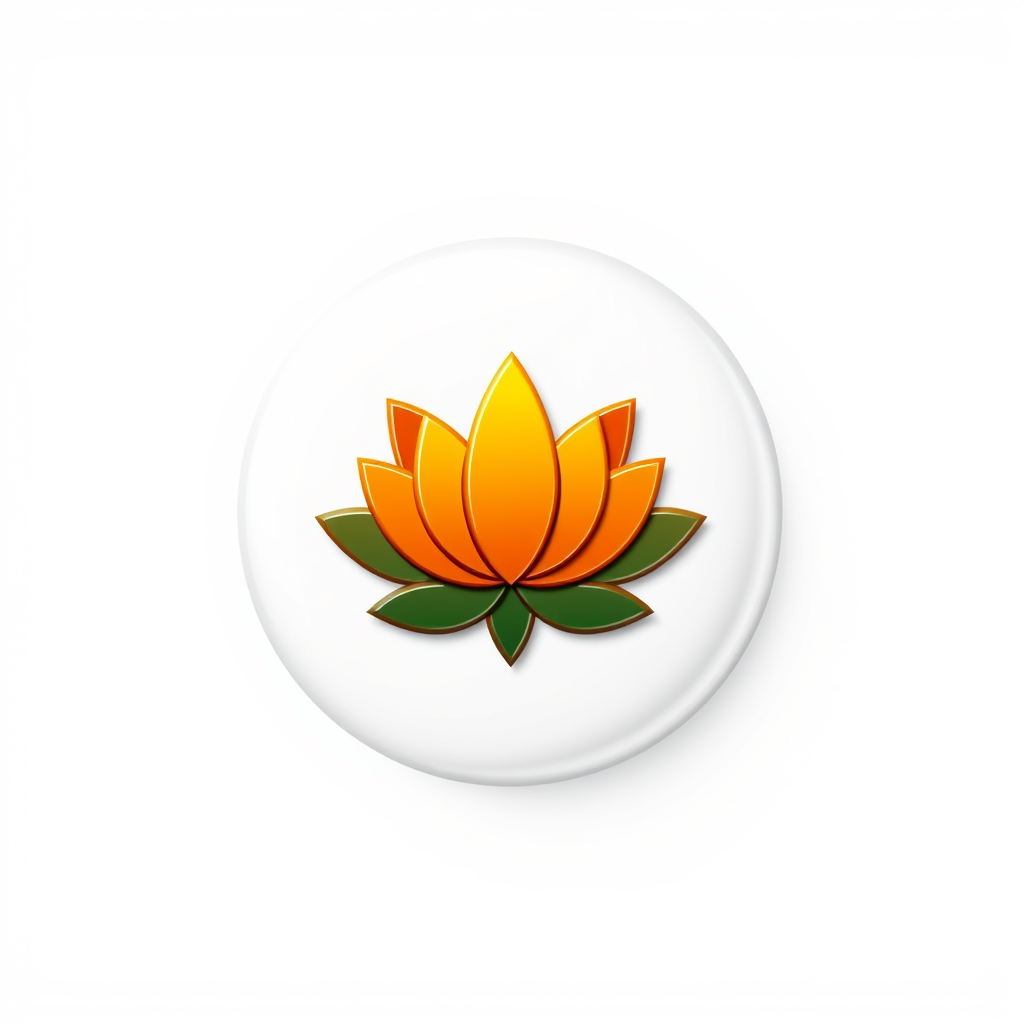 3D Logo idea: 3D logo for rounded app icon logo for a meditation app, calming gradient, lotus symbol SWASIRA What it is: A personalized health & nutrition app that 