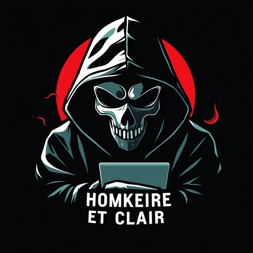 Main logo studio: LOGO DE HACKERS SOMBRE ET CLAIR
