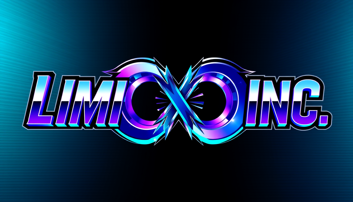 Main logo studio: "Limitless Inc." Unit Logo Design (in standard Aikatsu! franchise style) Logo Concept & Aesthetics: Typography: Bold, aggressive, and futuristic sans-