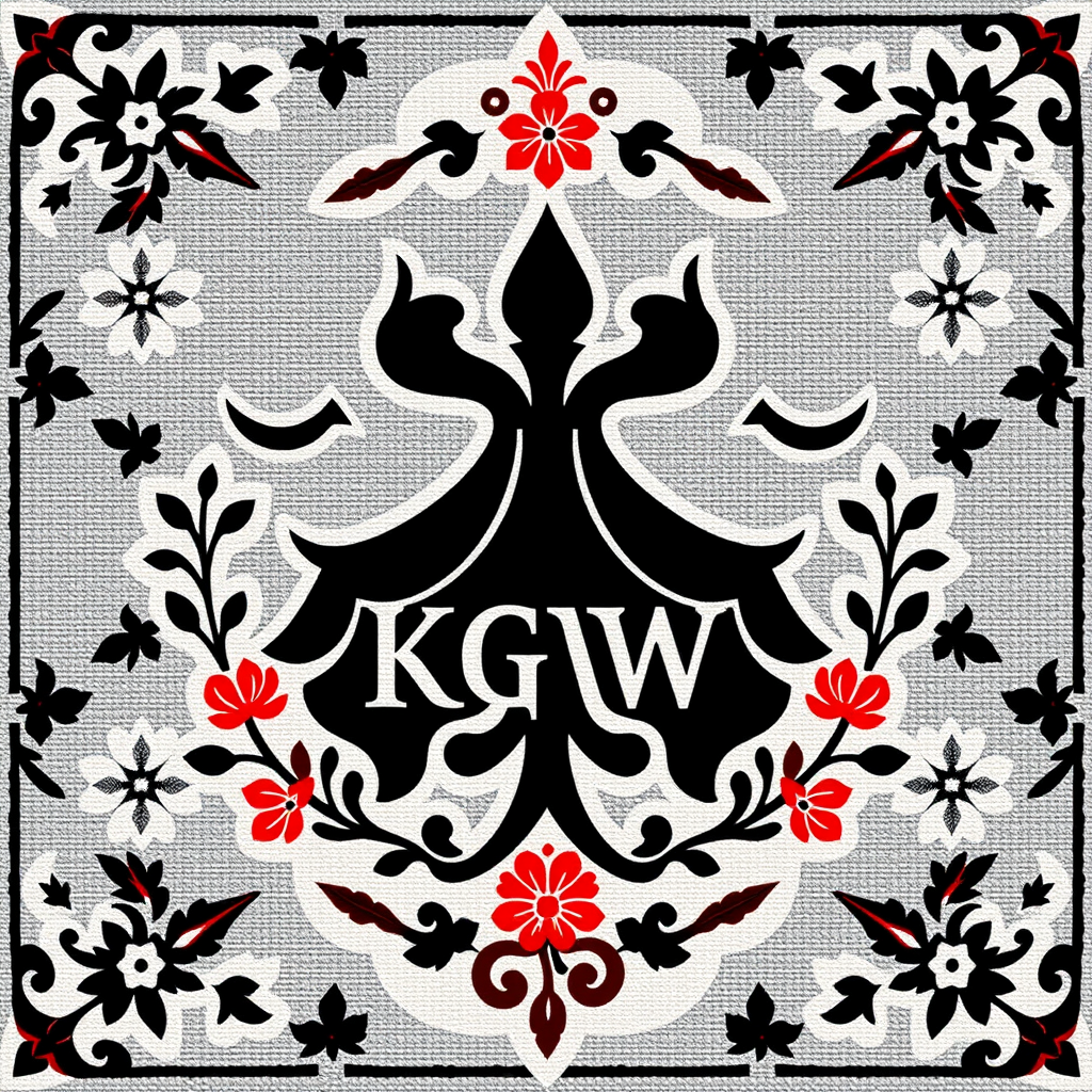 Main logo studio: Stwórz logo na koszulki przedstawiające kobiety w tradycyjnych strojach, logo może zawierać ludowe ornamenty i wycinanki, maki, chabry, malwy, ptaszki