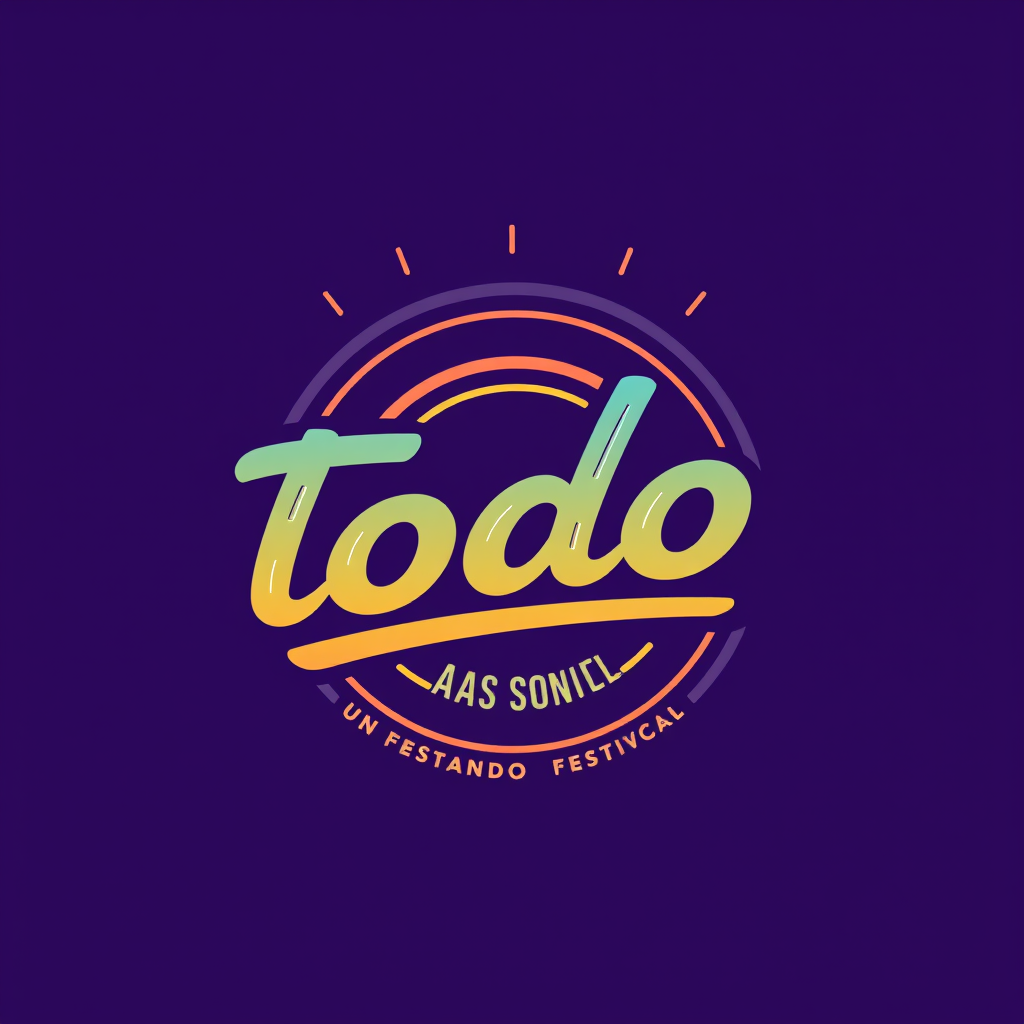 Main logo studio: creame un logo de un festival de musica electronica que se llama todo es poco y su eslogan es lo estas soñando lo estas viviendo