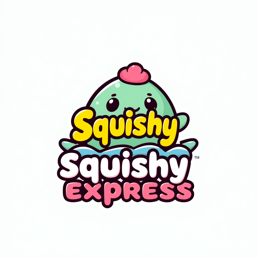 Main logo studio: un logo que sea de squishys y que tenga de nombre squishy express