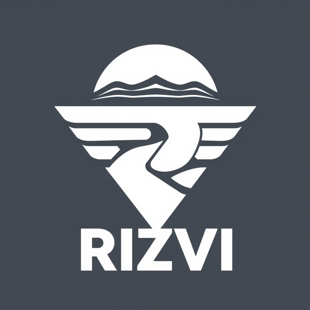 Main logo studio: create logo rizvi