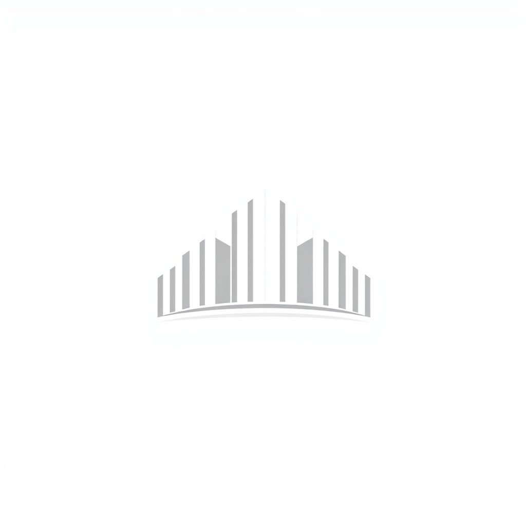 Abstract Logo idea: abstract logo mark for Delicate architectural lines, subtle structure, fading edges, soft shadow, monochrome. , geometric abstract shape, modern minim