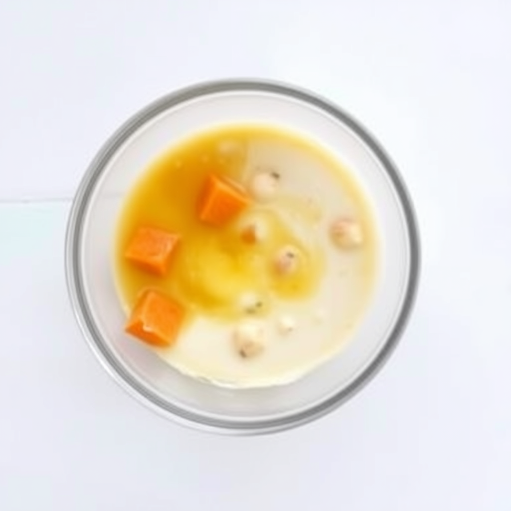 Main logo studio: Make a picture. The bowl contains food with a white background.