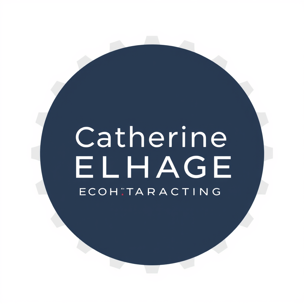 Main logo studio: i need a logo for a buisness names catherine elhage for engineering and contracting , style and colors to be minimalist yet classy