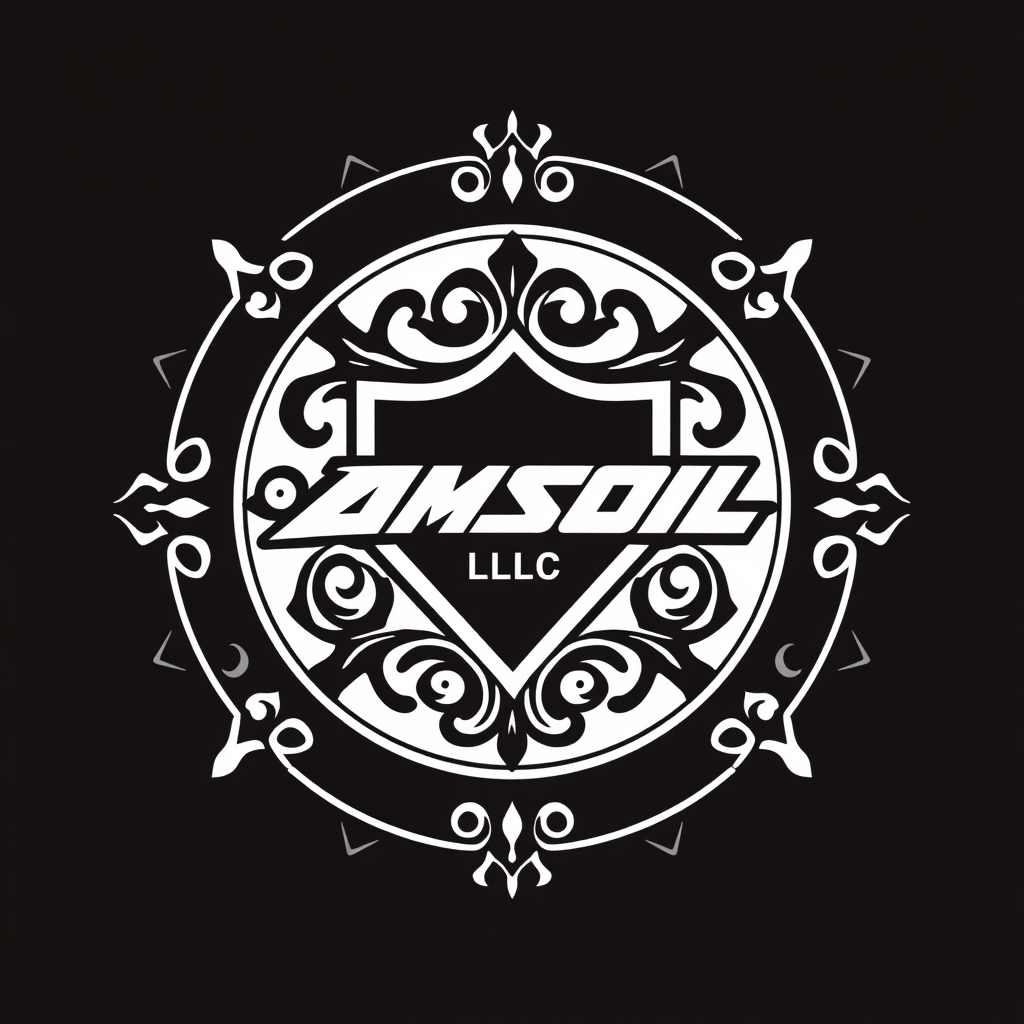 Emblem Logo idea: emblem logo of Synthetic Distribution LLC is an authorized dealer specializing in premium synthetic motor oils, lubricants, and filtration products fo