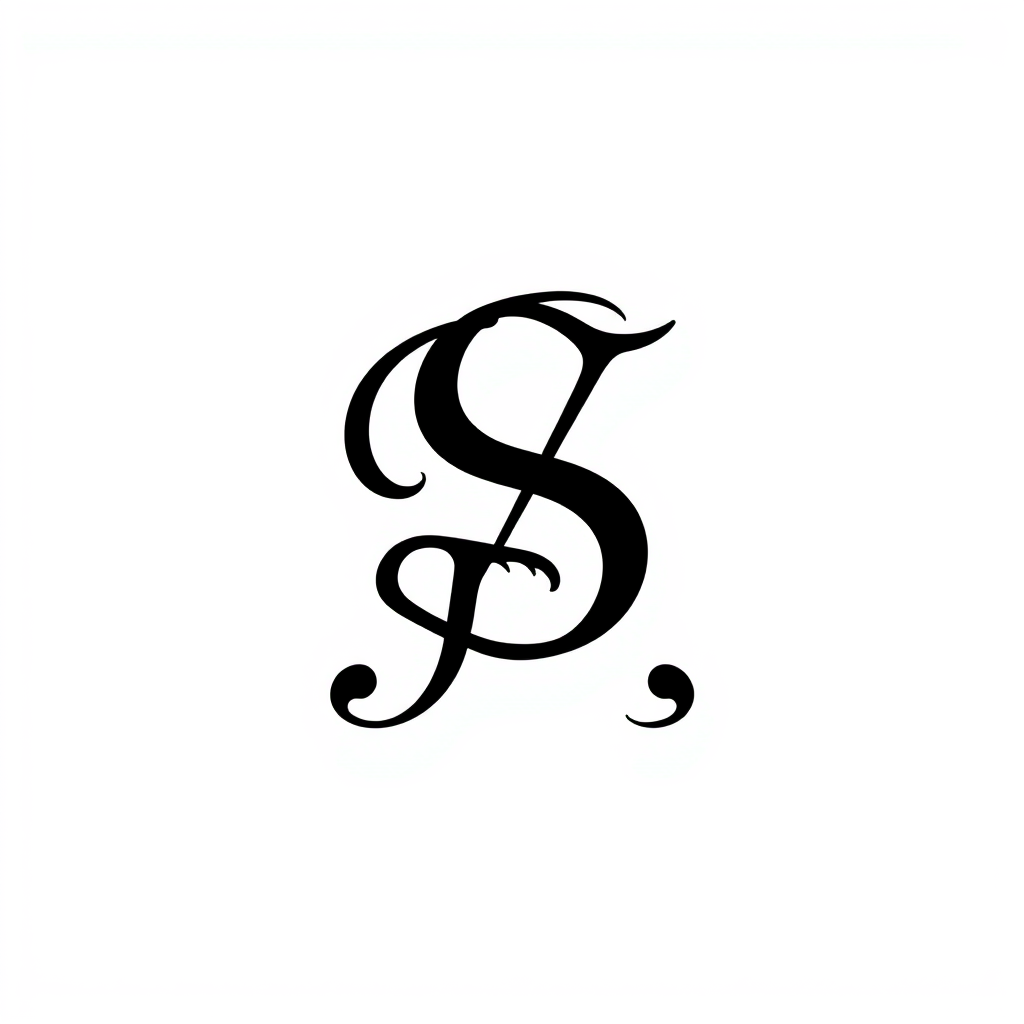 Lettermark Logo idea: lettermark logo of the letters fantômes , effrayante avec des trait de manga , monogram initials, elegant typographic design, interlocking or stacked 