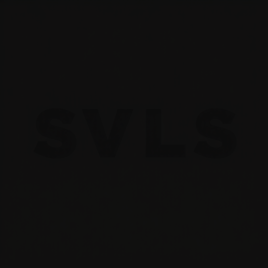Main logo studio: Logo "SVLS" thème noir comme sa avec du style d'écriture comme sa