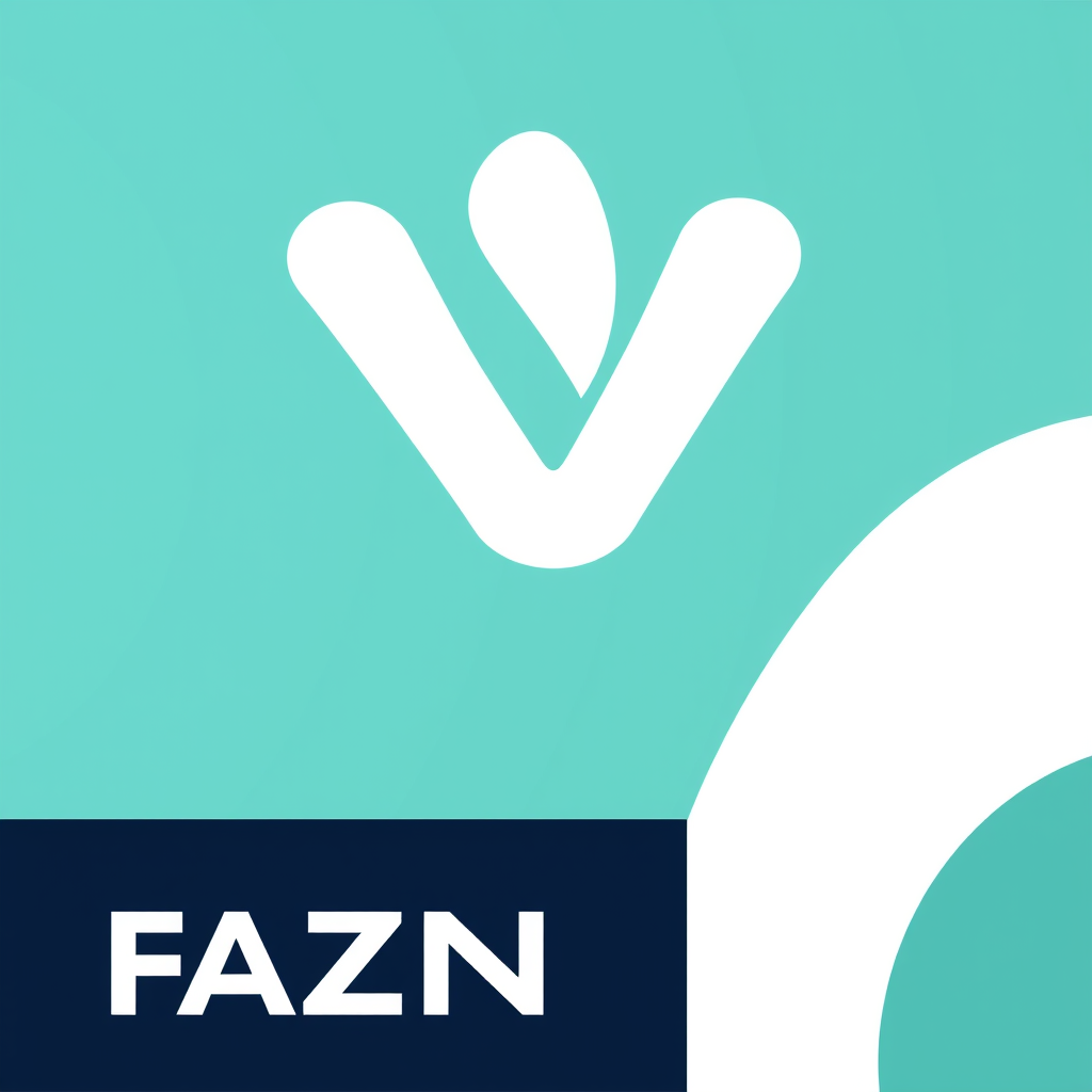 Main logo studio: FAZN. Brand that will be selling and reselling on social media platforms. Professional, clean, minimalist, customer enticing, trustworthy, business