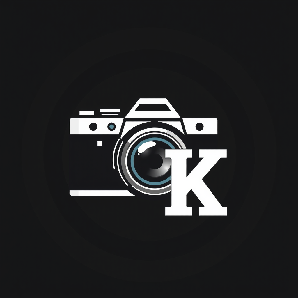 Main logo studio: Ich nutze cameras für meine aufnahmen für bands und hochzeiten etc. Also sollte es modern sein aber einzigartig Es sollte ein logo werden mit den init